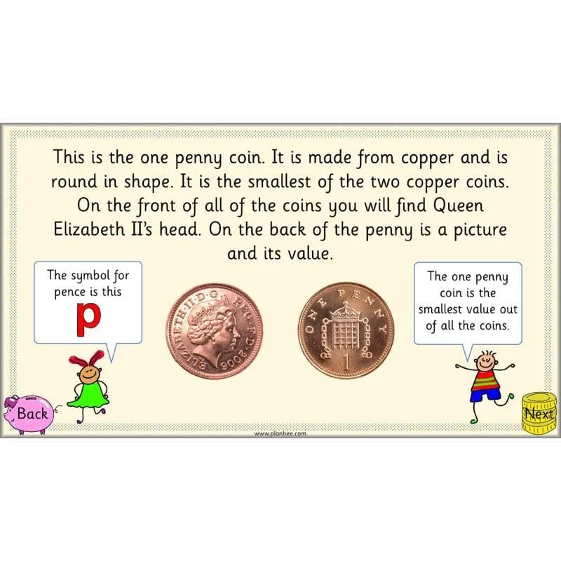 Can you recognise coins?