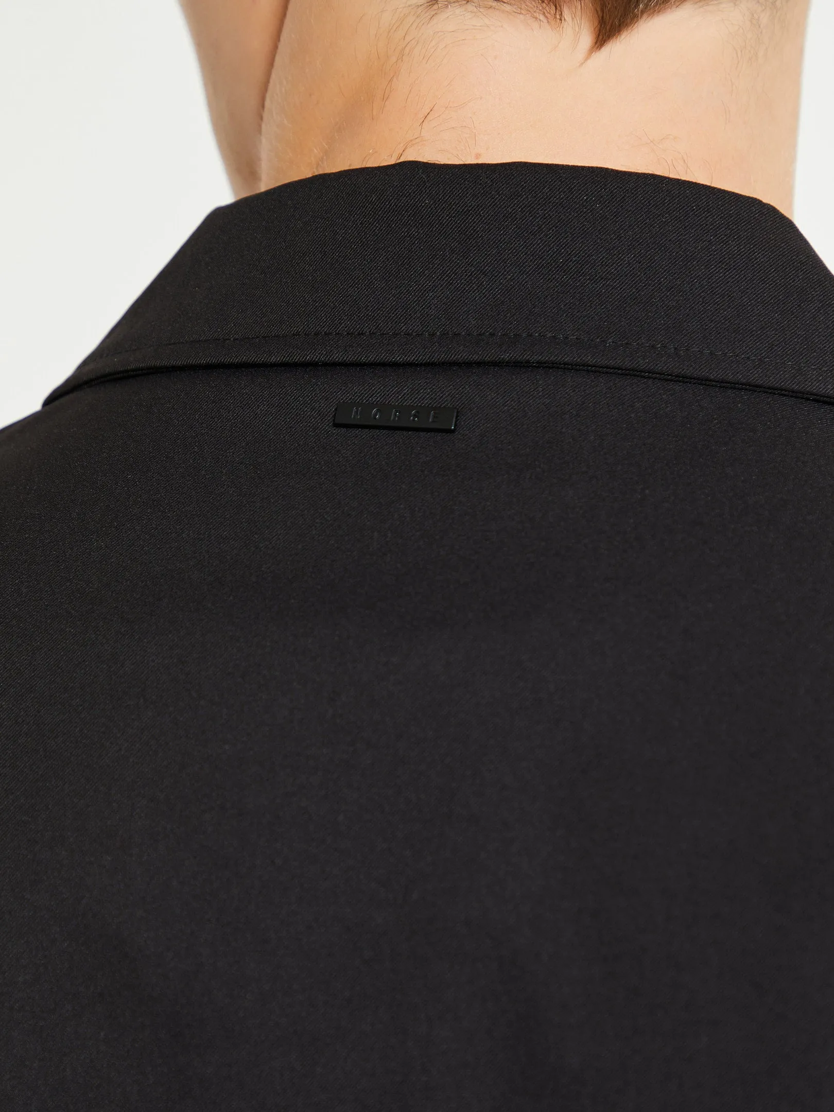 Carsten Solotex Twill Shirt in Black