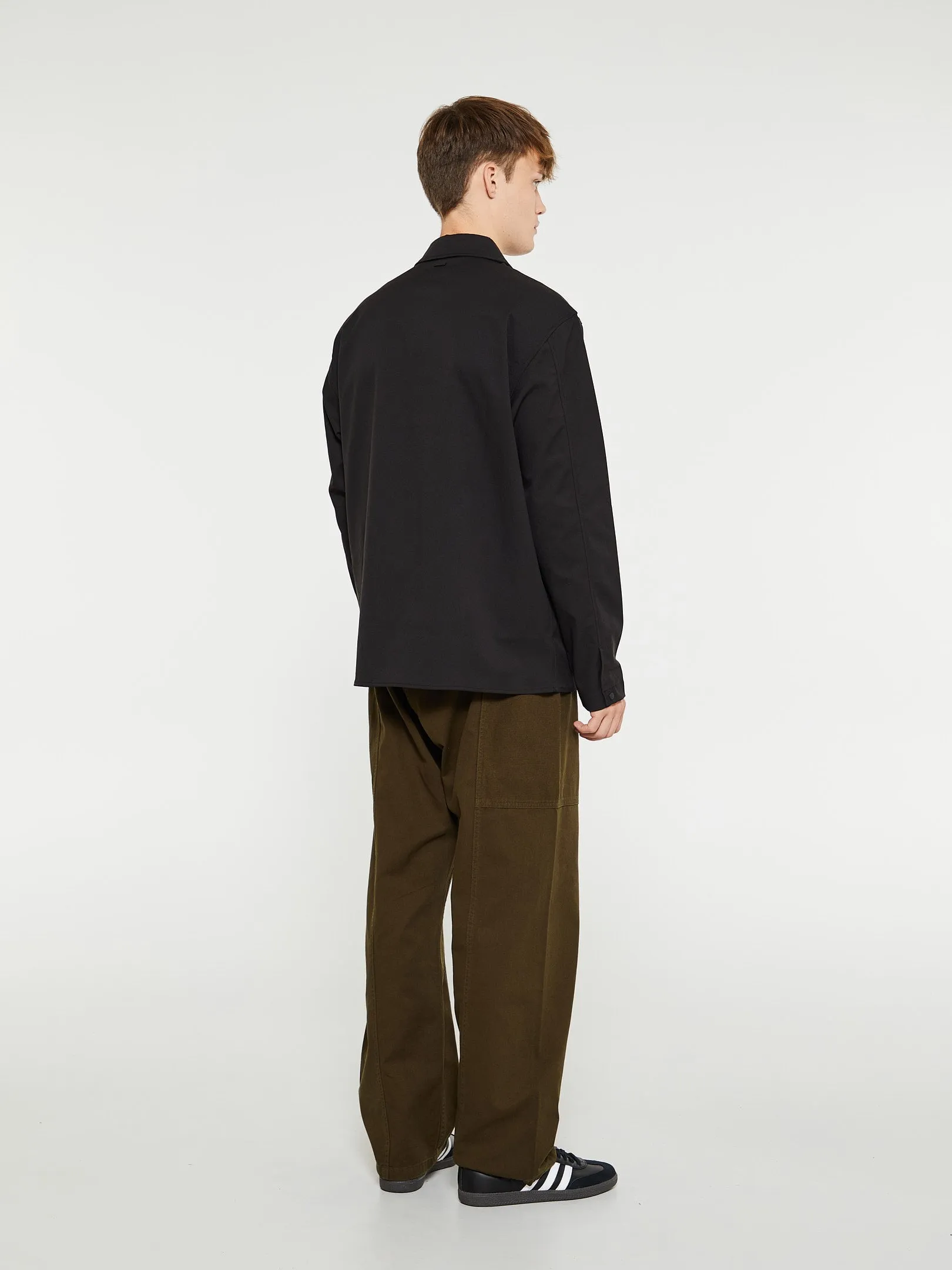 Carsten Solotex Twill Shirt in Black