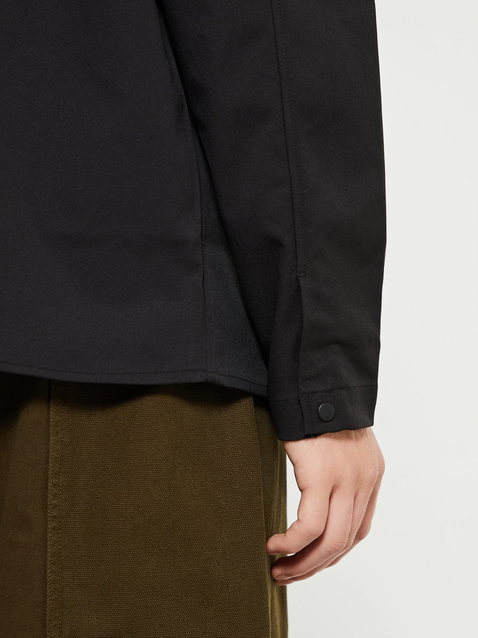 Carsten Solotex Twill Shirt in Black