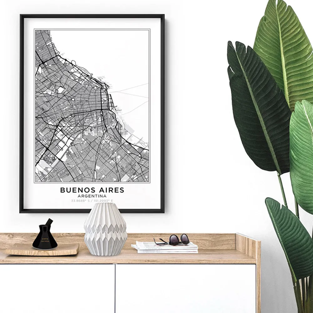 City Map | BUENOS AIRES - Art Print
