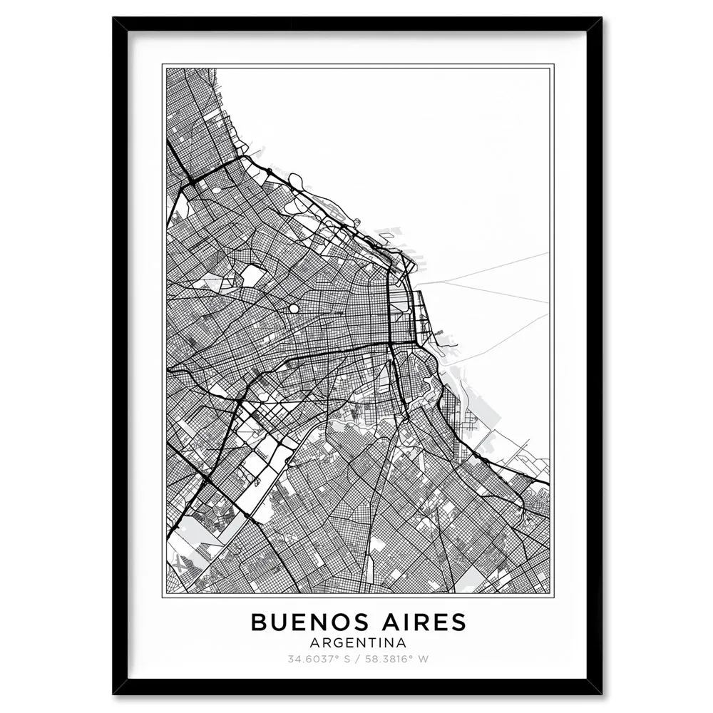 City Map | BUENOS AIRES - Art Print