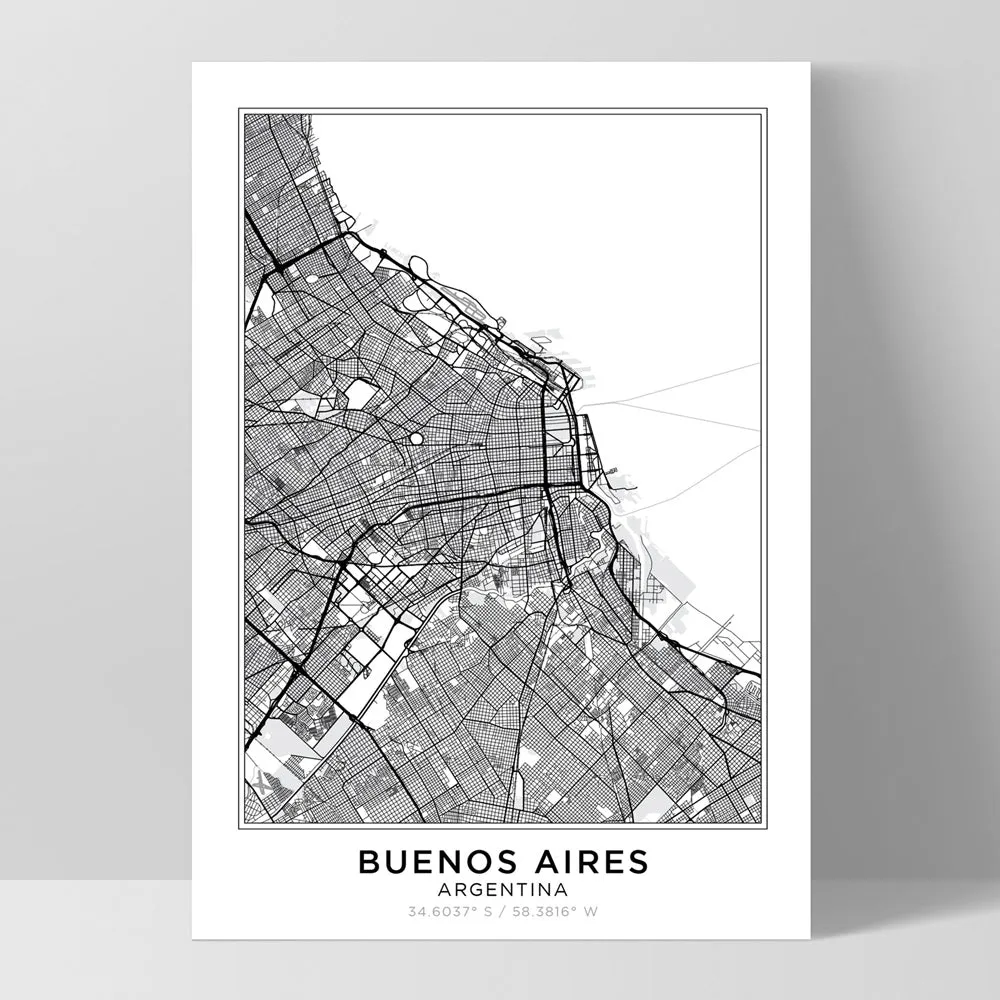 City Map | BUENOS AIRES - Art Print