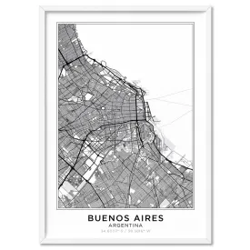 City Map | BUENOS AIRES - Art Print