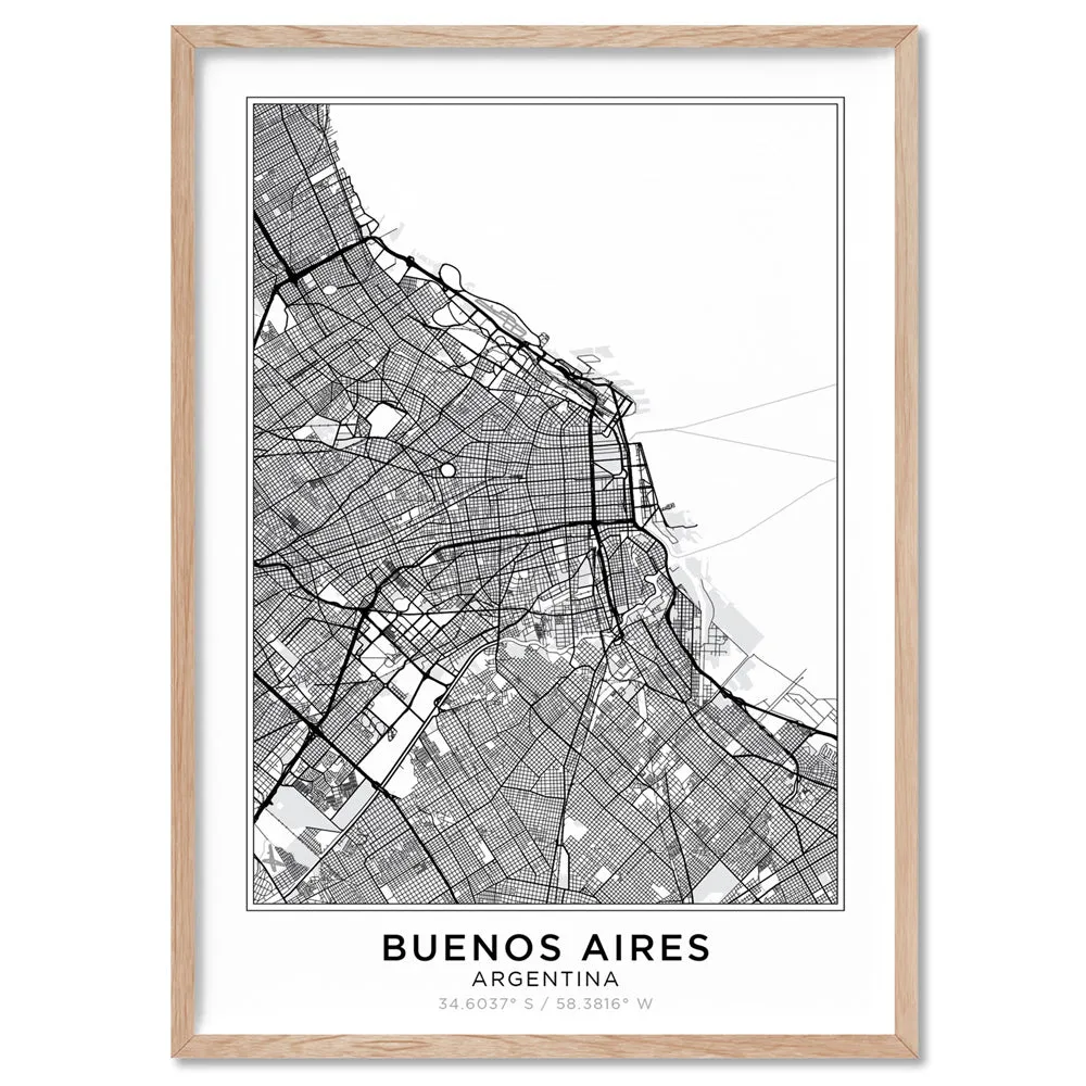 City Map | BUENOS AIRES - Art Print