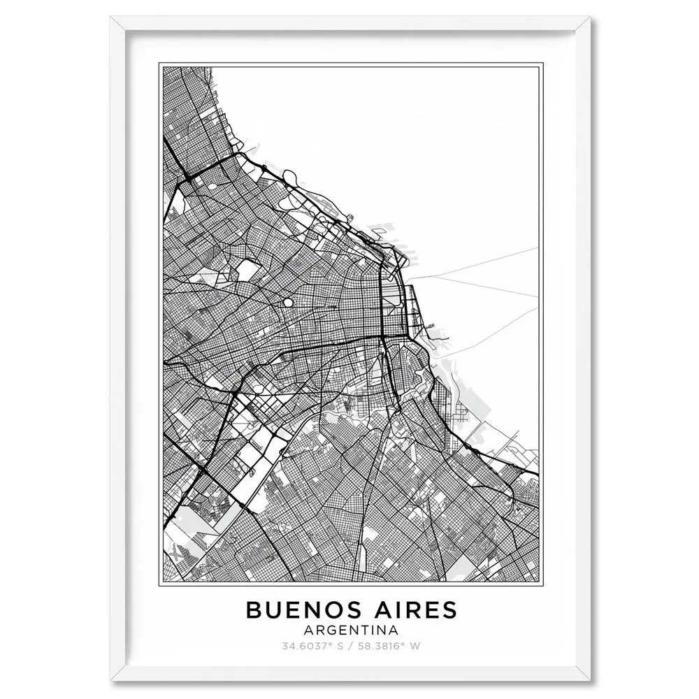 City Map | BUENOS AIRES - Art Print