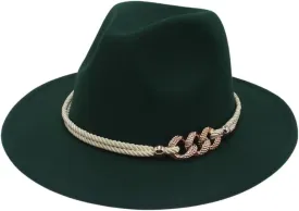 Classic Bowler Hat Large Brim English Jazz Hat Gentleman's Hat for Outdoor