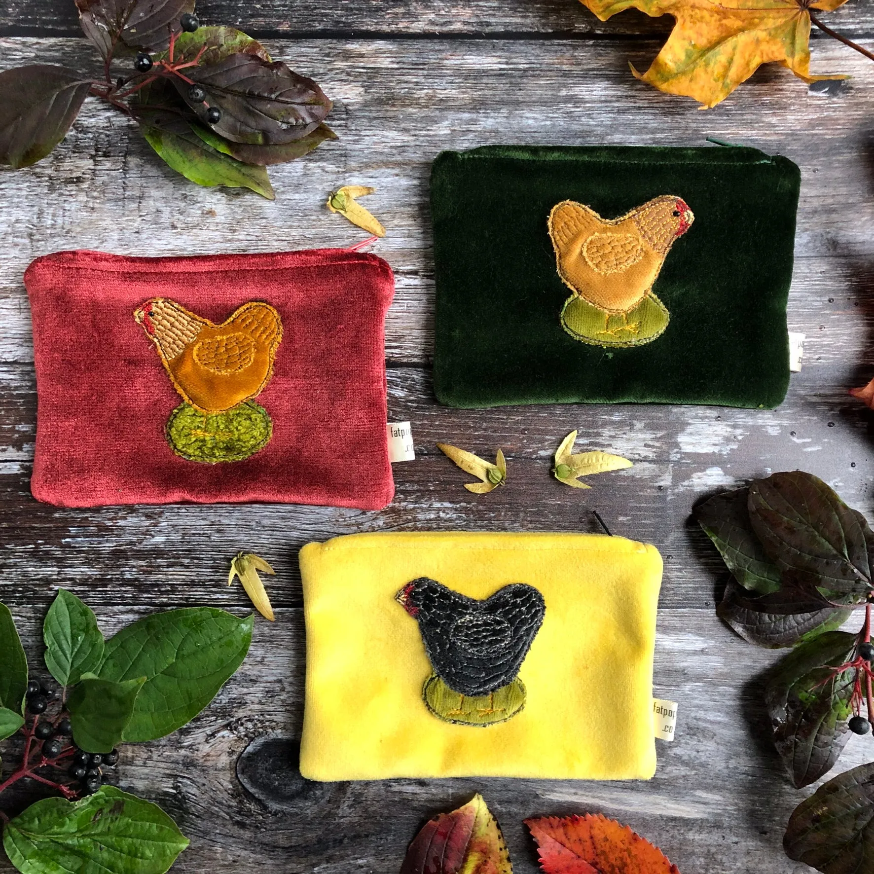 Coin purse - chickens
