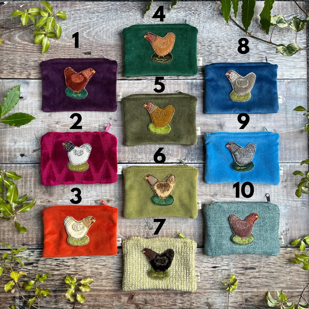 Coin purse - chickens