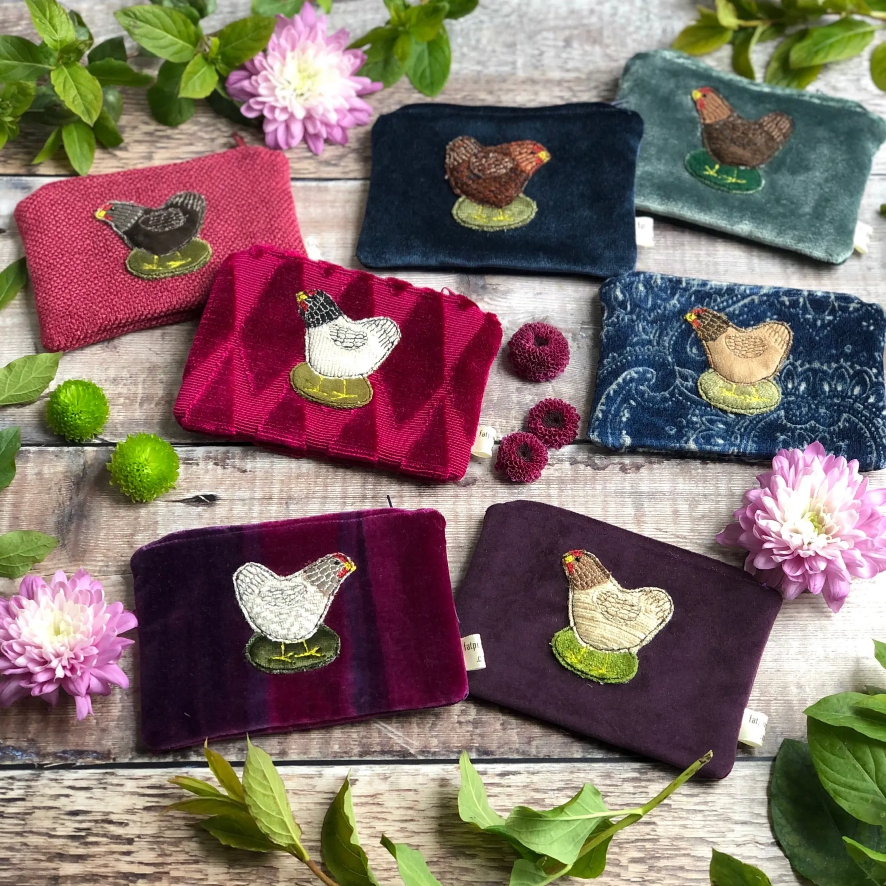 Coin purse - chickens