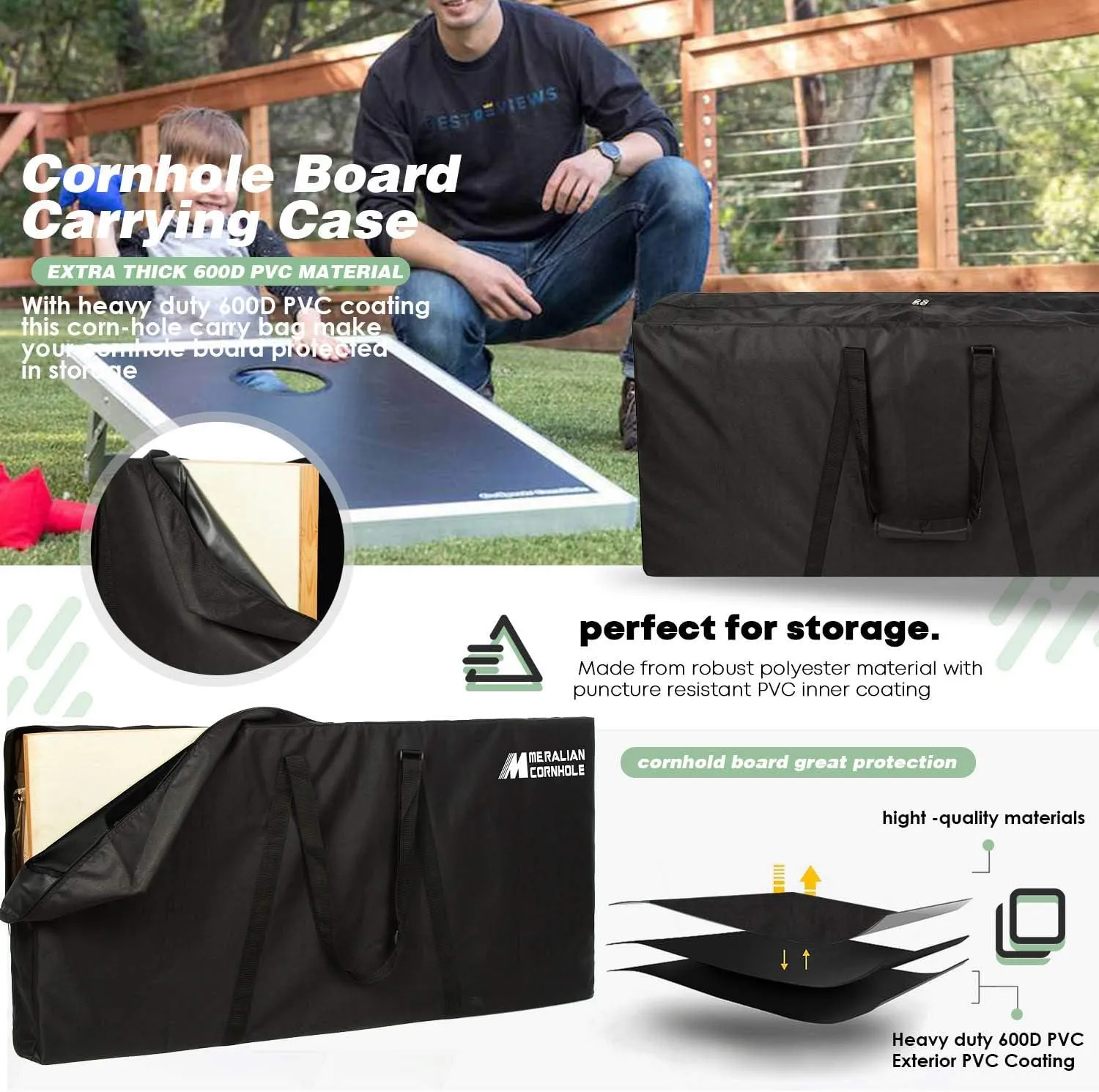 College Team Cornhole Boards, 2x4 Solid Wood Cornhole Set, Officially Licensed Corn Hole Game Boards, Perfect for Tailgates