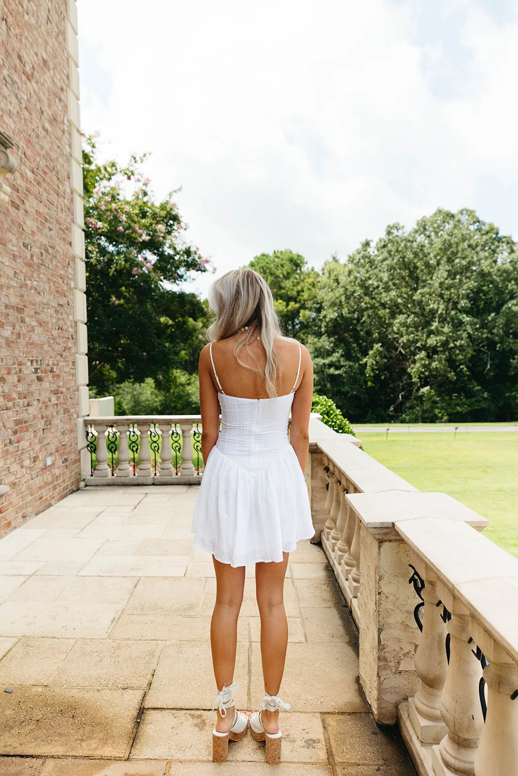 Stylish Confidence-Boosting Mini Dress in White