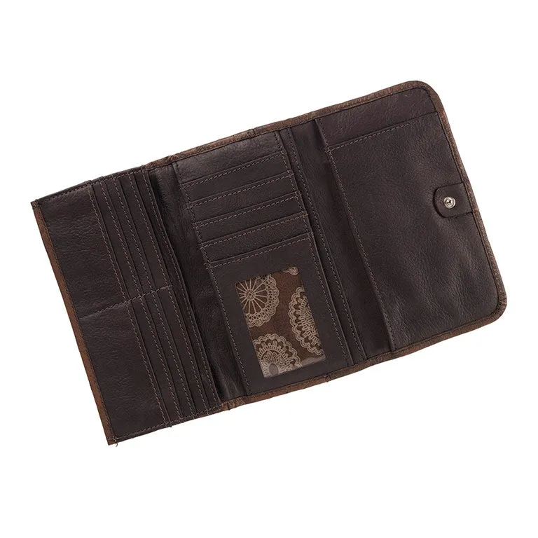 Cow Town Tri-Fold Western Wallet 4120