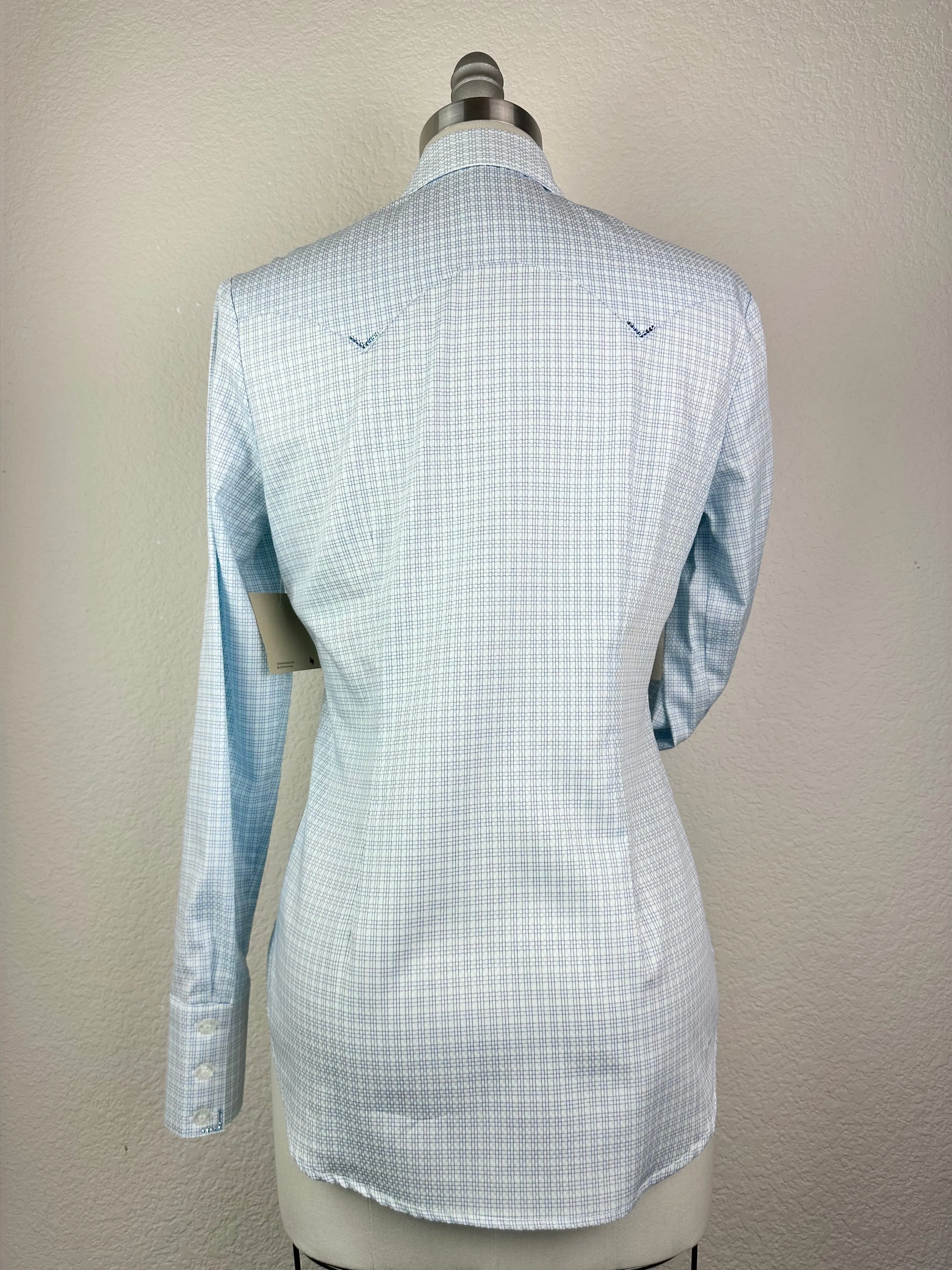 CR Western Pro Light Blue and Navy Italian Cotton
