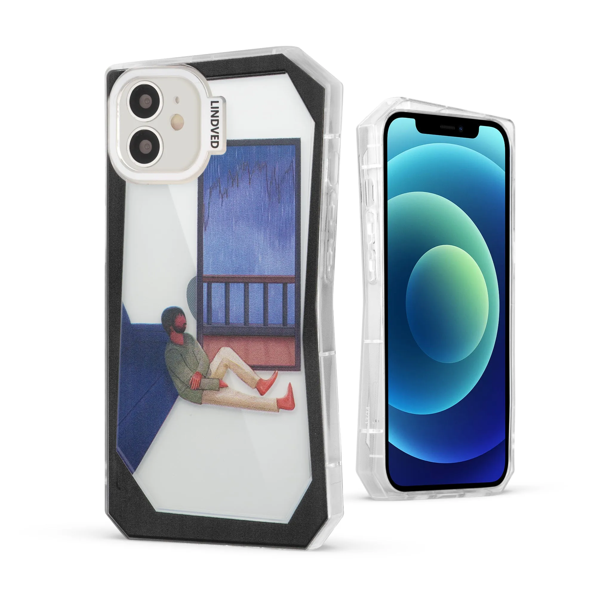 Creative Art Printed With Camera Protector Back Cover for Apple iPhone 11