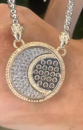 Crescent Coin Necklace