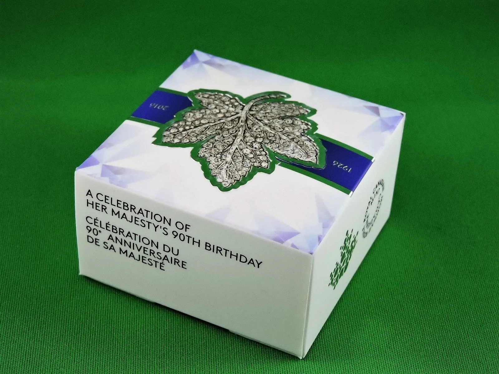 Currency - Silver Coin - $20 - 2016 - RCM - Queen's 90th Birthday