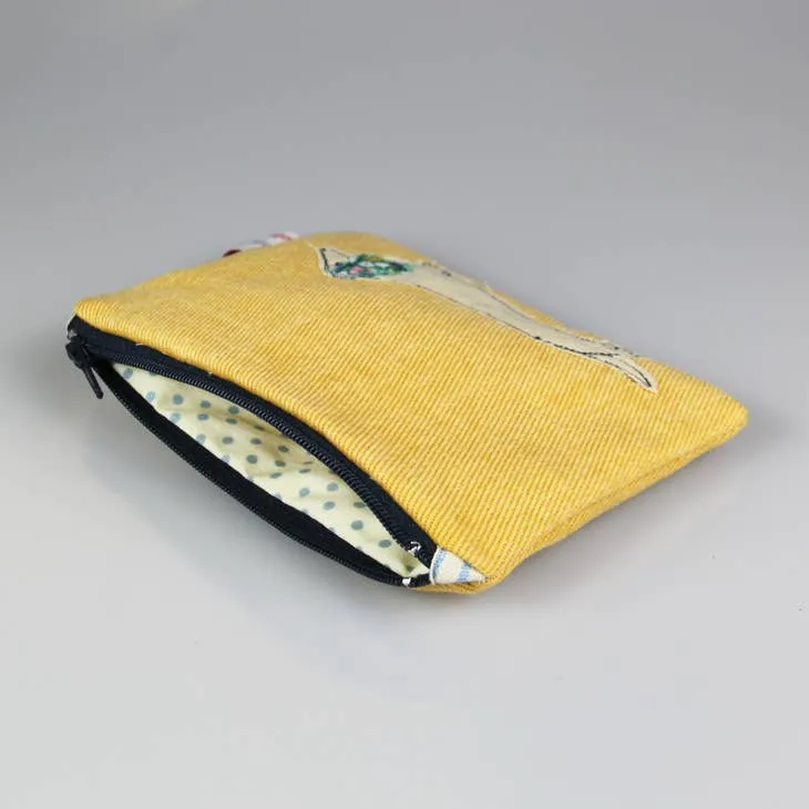 Dachshund Embroidered Coin Purse