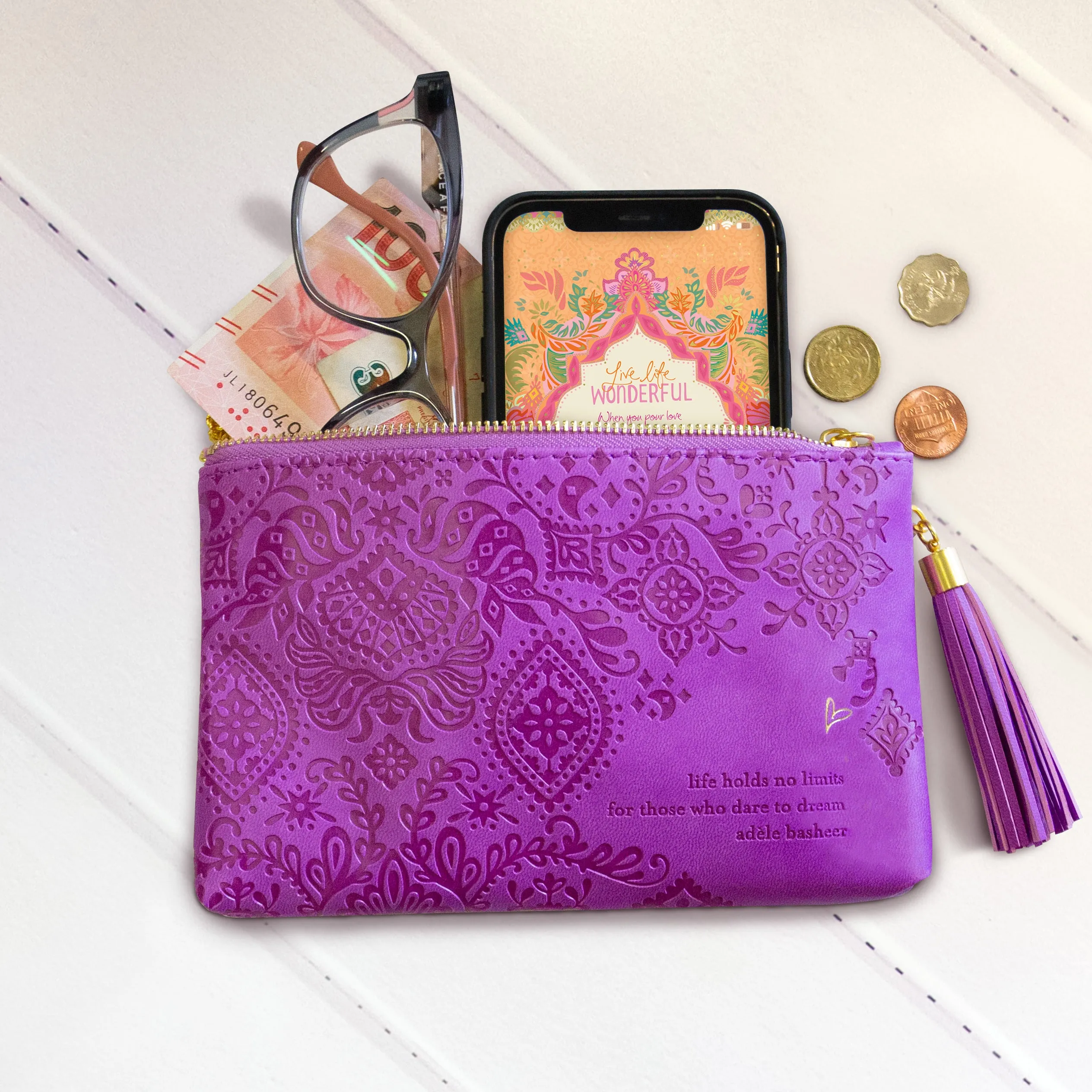 Dare to Dream Essentials Purse - Berry Bliss