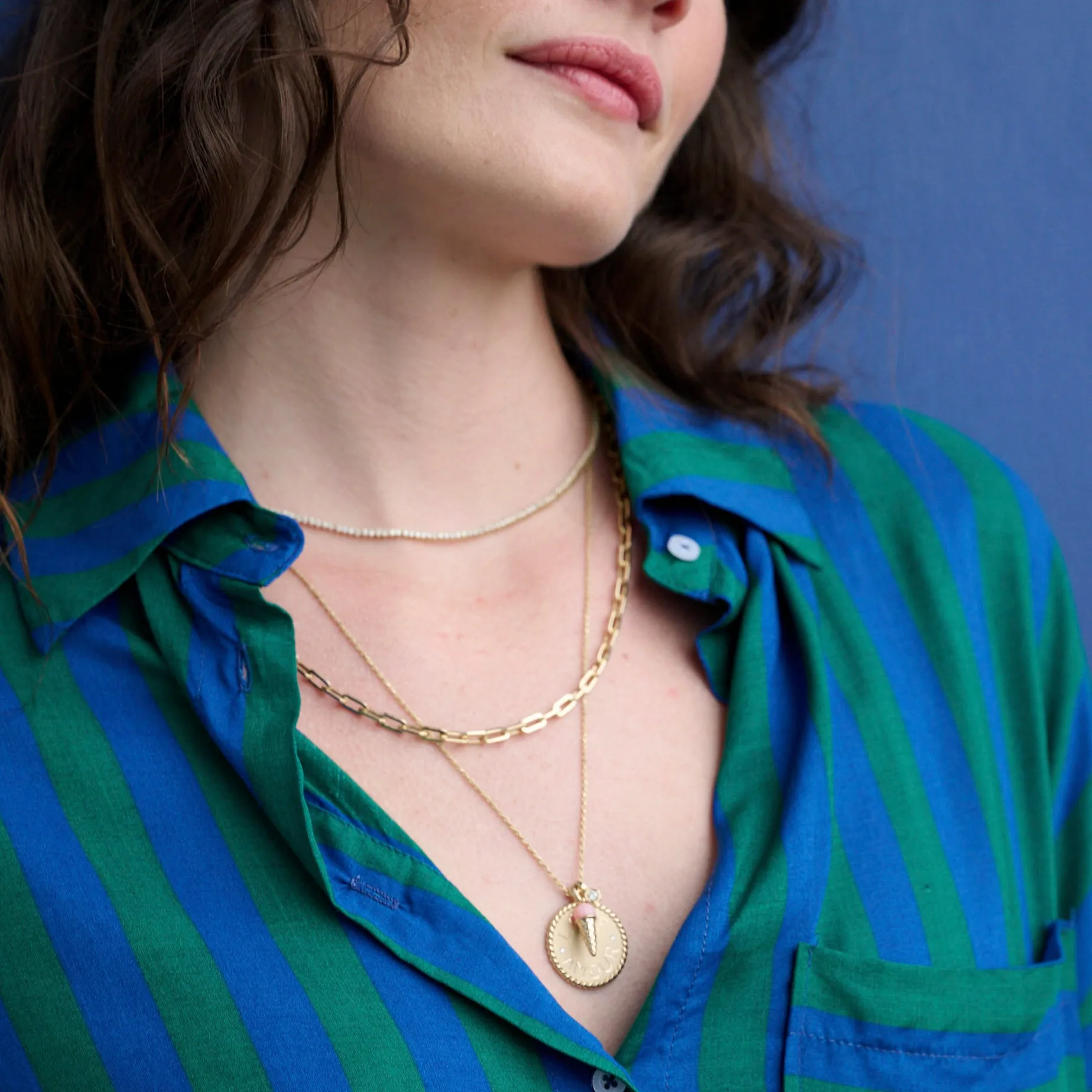Diamond Hex Pendant