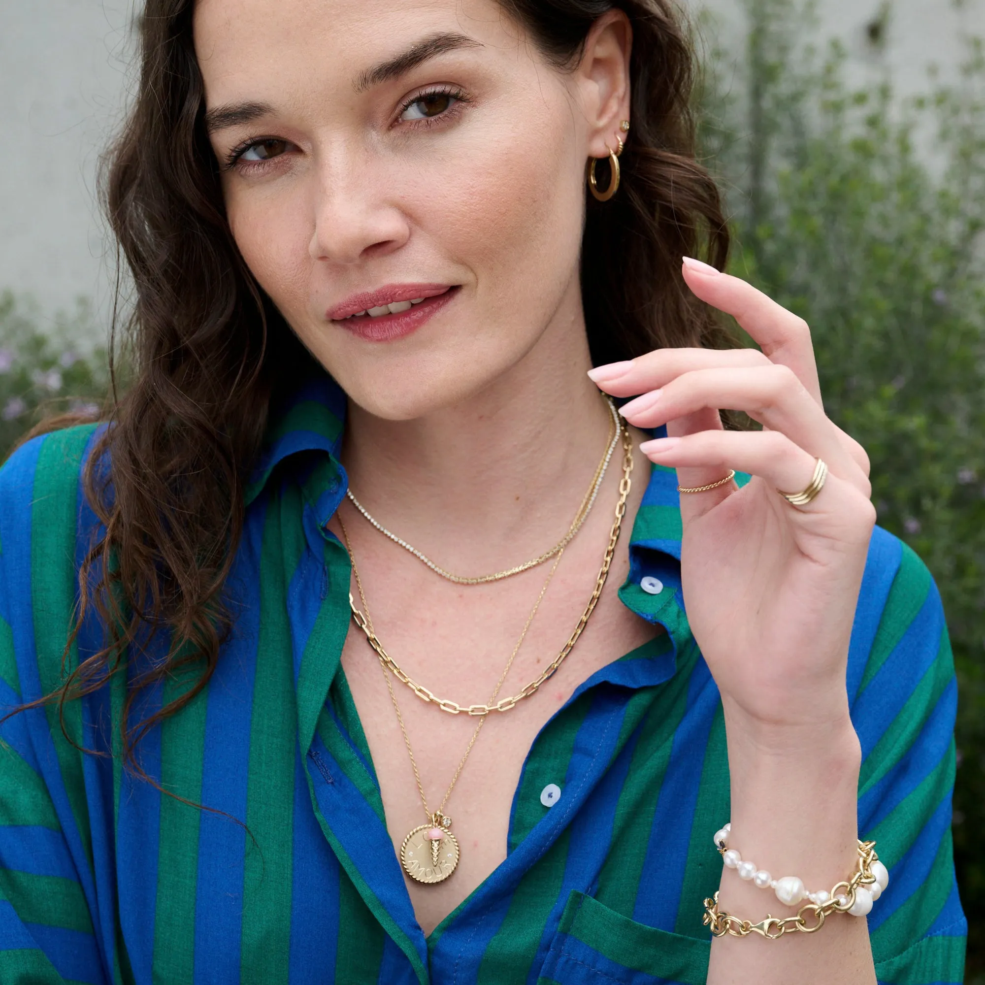 Diamond Hex Pendant