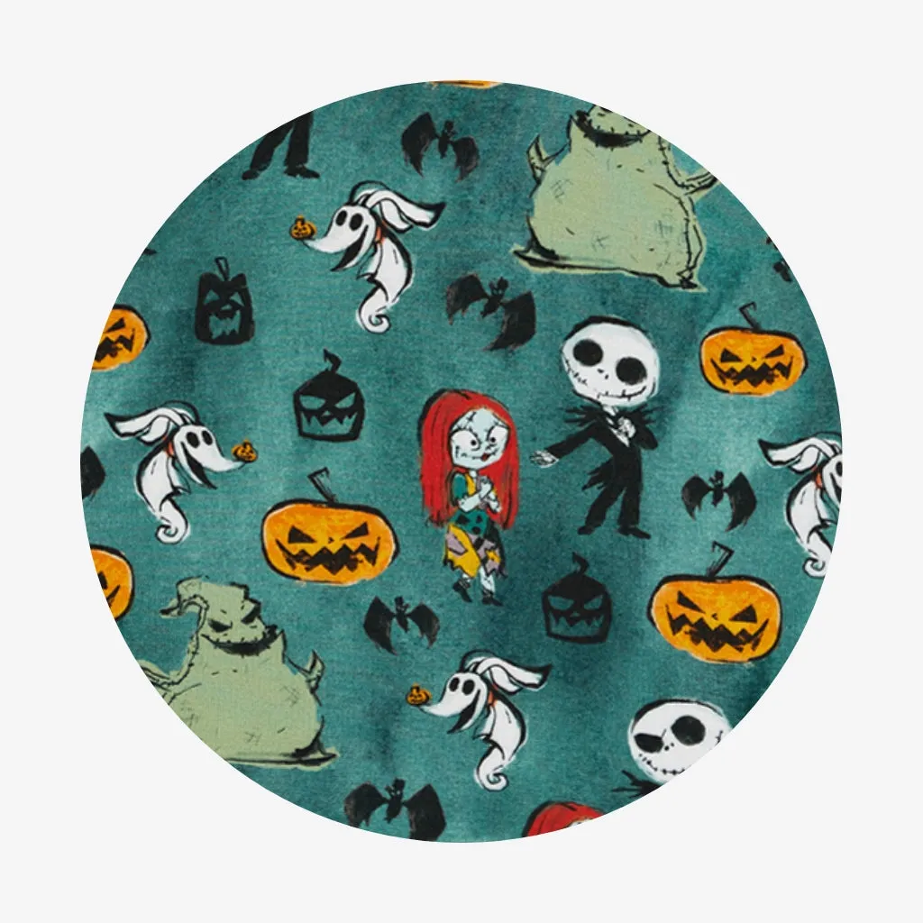 Disney The Nightmare Before Christmas Inky Winter French Terry Zippered Hooded Romper