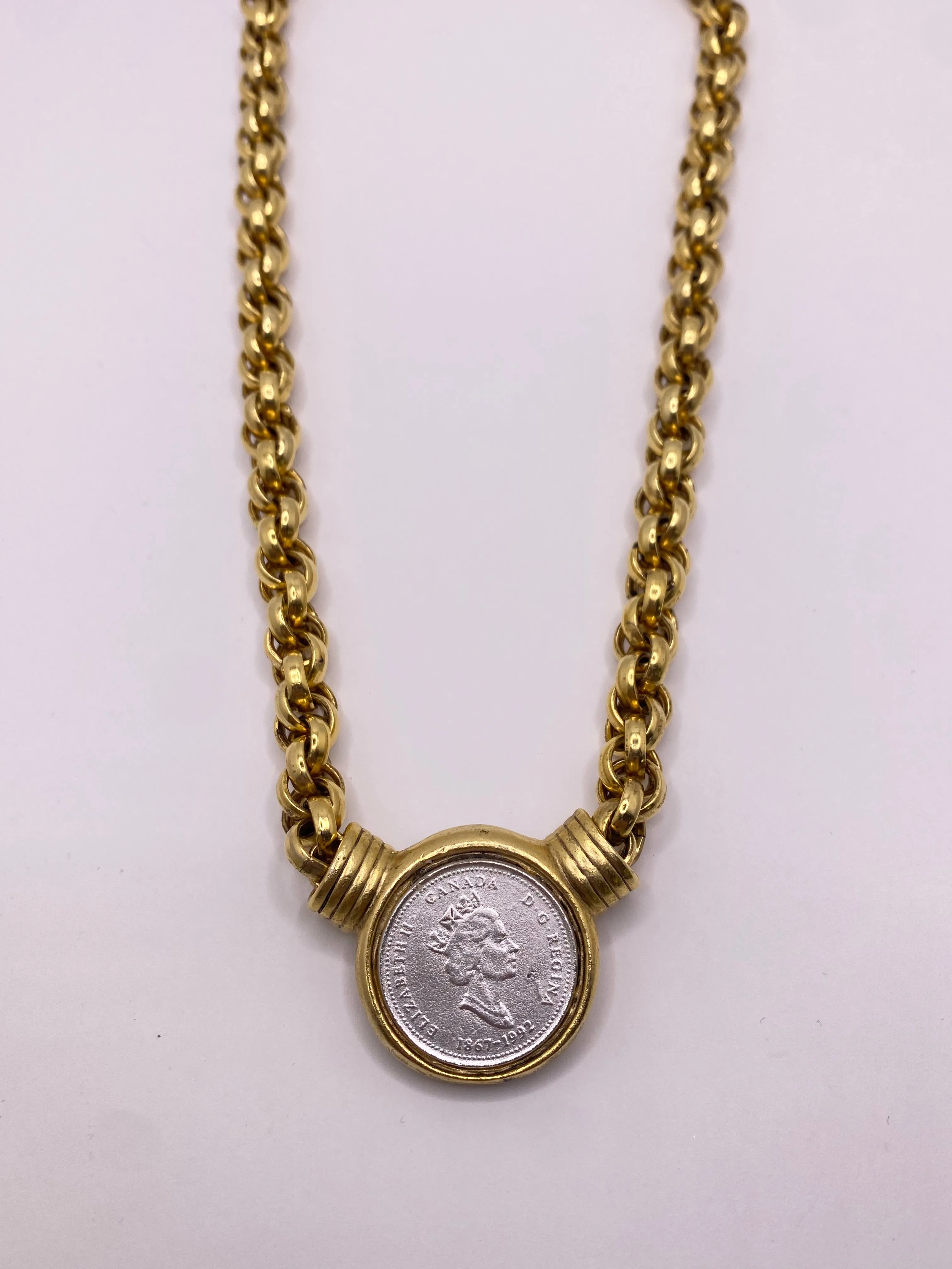 Elizabeth The 2nd Coin Necklace