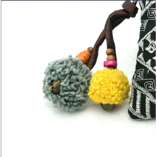 Embroidered Coin Purse Florals and Geometrics Assorted - Thailand