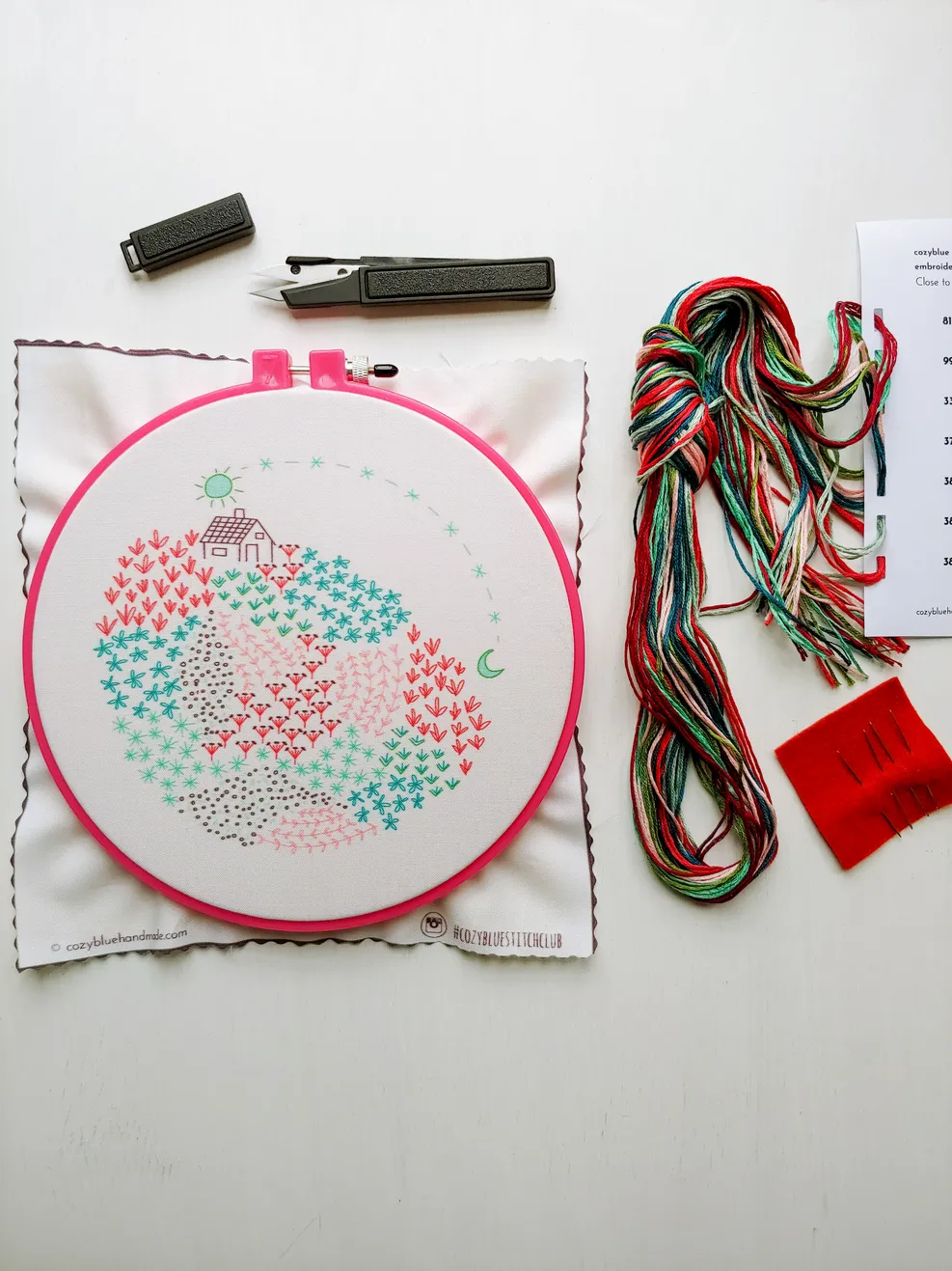 Embroidery Kit - Close To Home