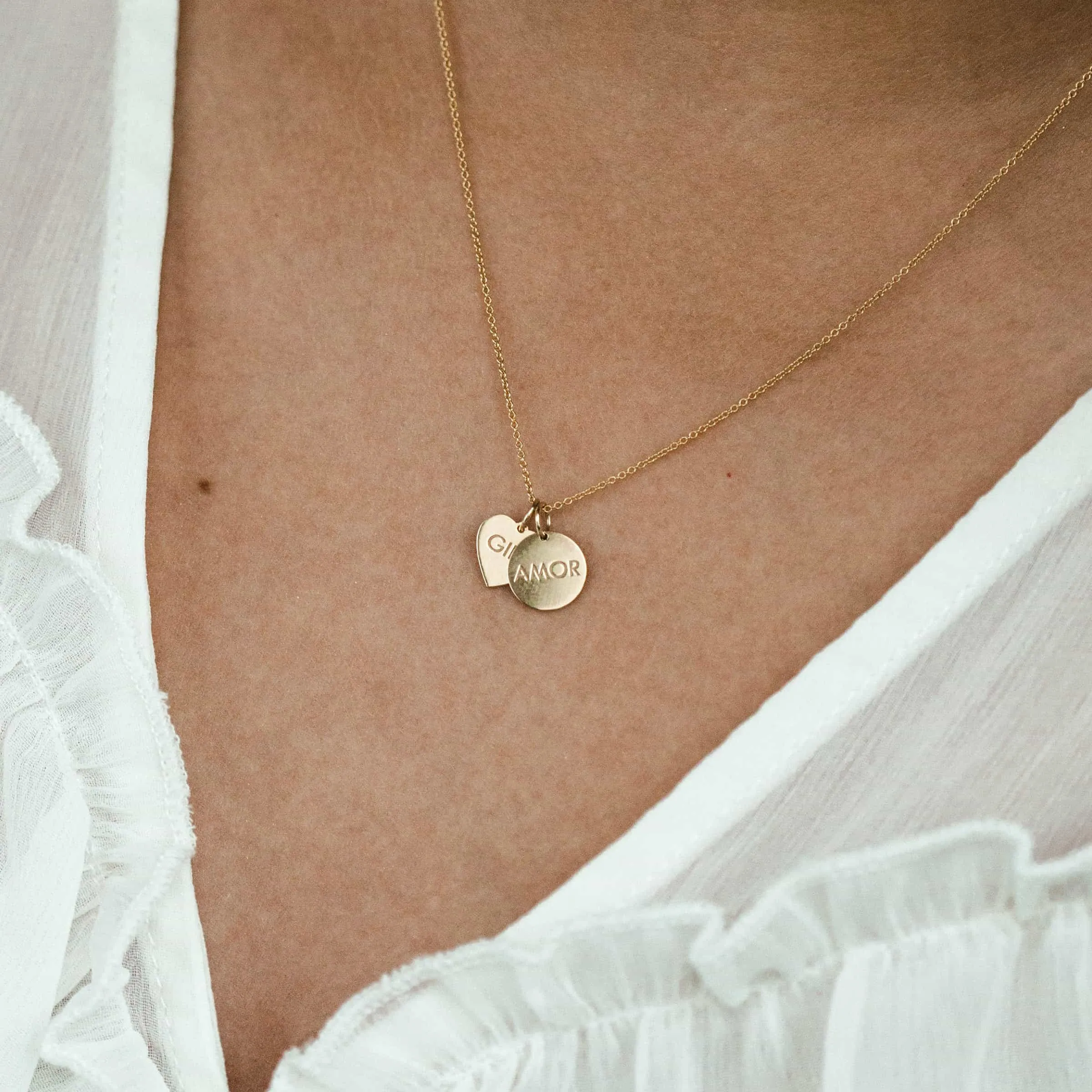 Engravable Round Coin Charm