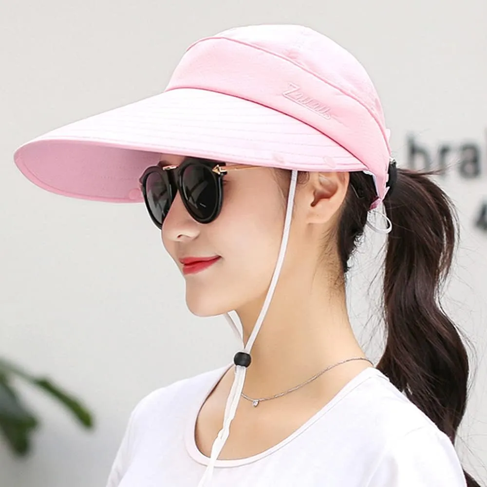 Fashion Outdoor UPF 50  UV Sun Protection Waterproof Quick Dry Breathable Face Neck Flap Cover Folding Sun Hat