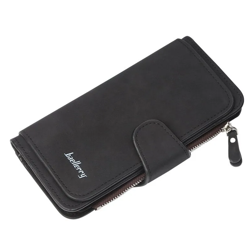 Fashion Women Wallets Long Wallet Female Purse Pu Leather Wallets Big Capacity Ladies Coin Purses Phone Clutch WWS046-1