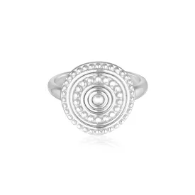 Florence Coin Ring Silver