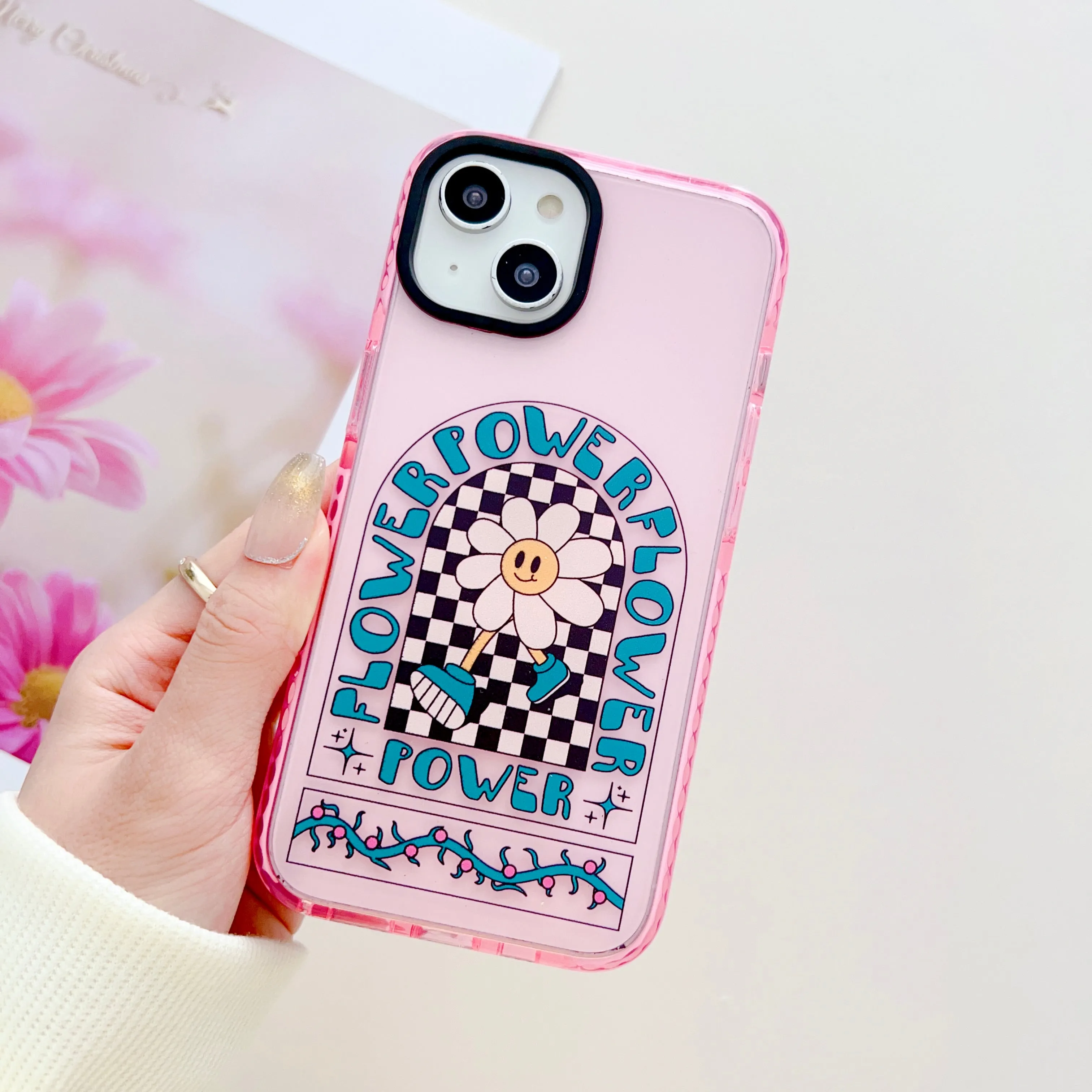 Flower Power Silicon Impact Proof Case for iPhone
