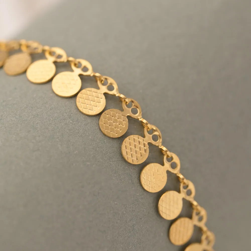 Gilded Charm Bracelet
