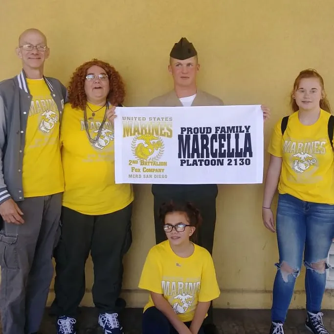 Graduation Banner: 2nd Recruit Battalion
