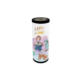 Happy At Home Paper Tube Coin Bank