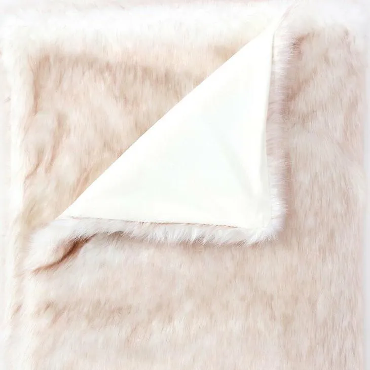 Heavy Faux Fur Throw Blanket – Assorted Styles