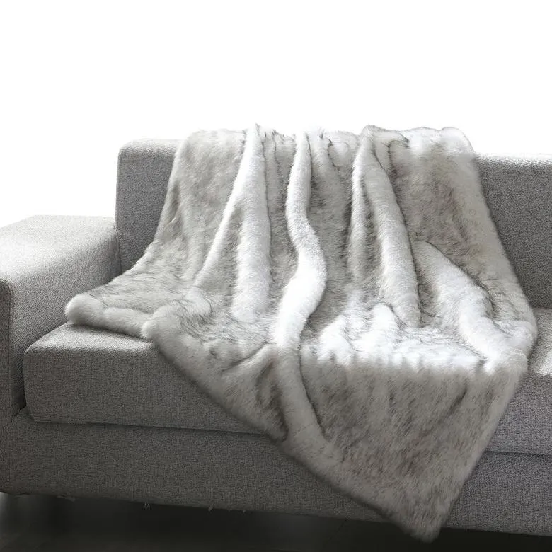 Heavy Faux Fur Throw Blanket – Assorted Styles