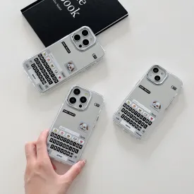 Hello! There Designer Chatbox Mirror Case for iPhone
