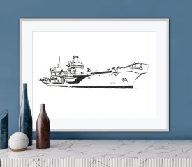 HMS Queen Elizabeth 02 - R08 - INDIGO ZULU INK