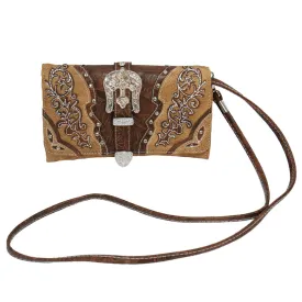 HORSESHOE BROWN WRIST PURSE