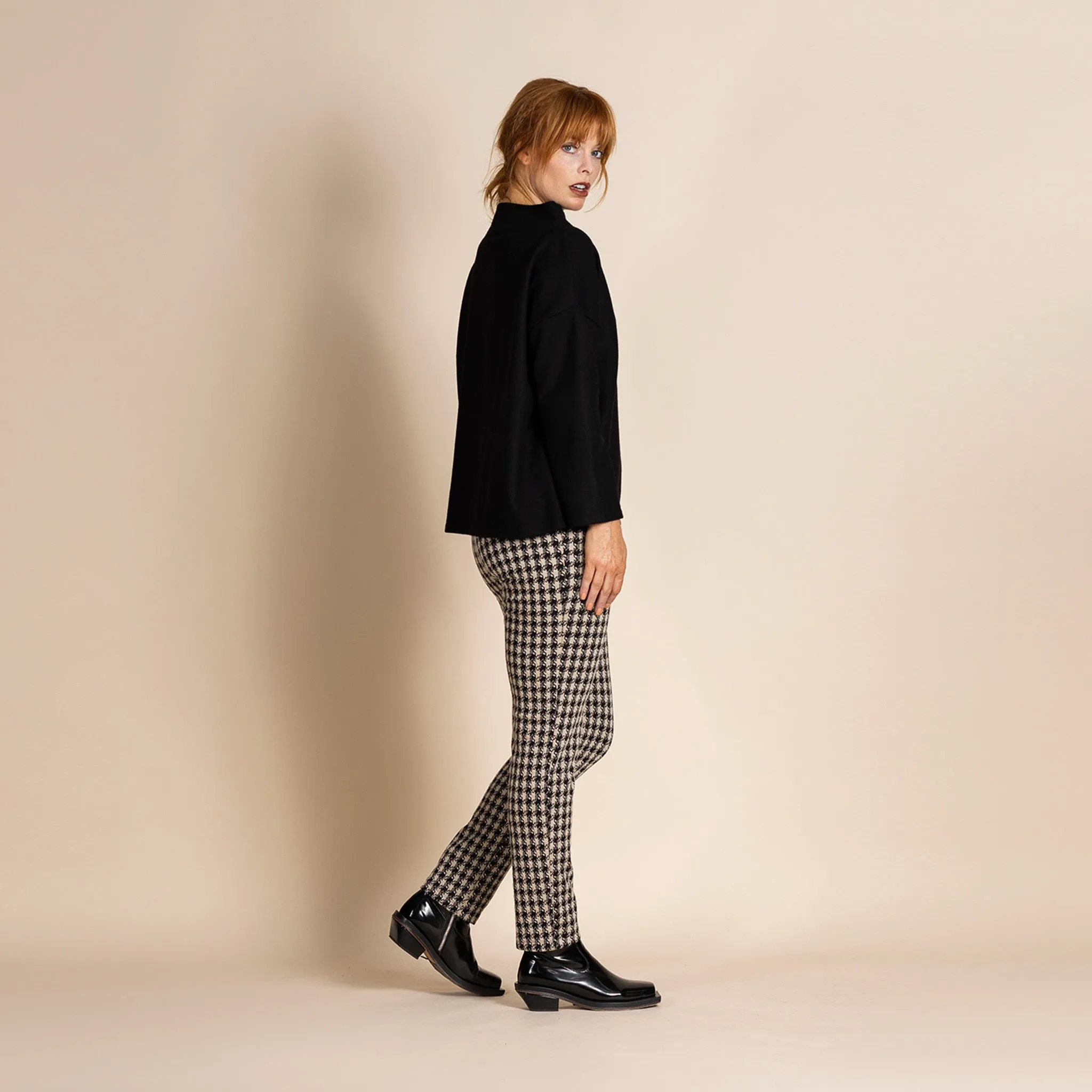 houndstooth beagle boy pant