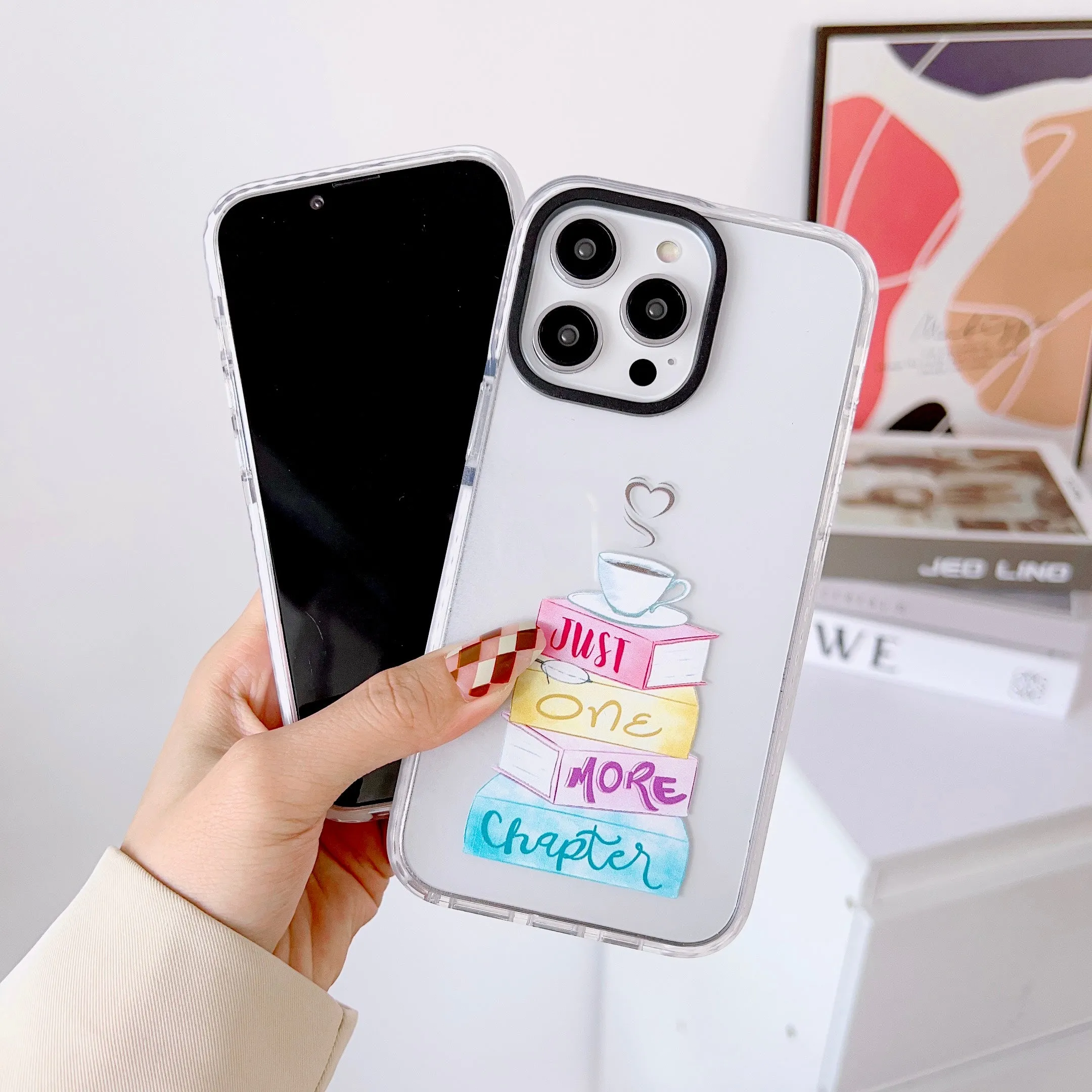 iPhone Impact Proof Silicon Case ( Coffee And Love )