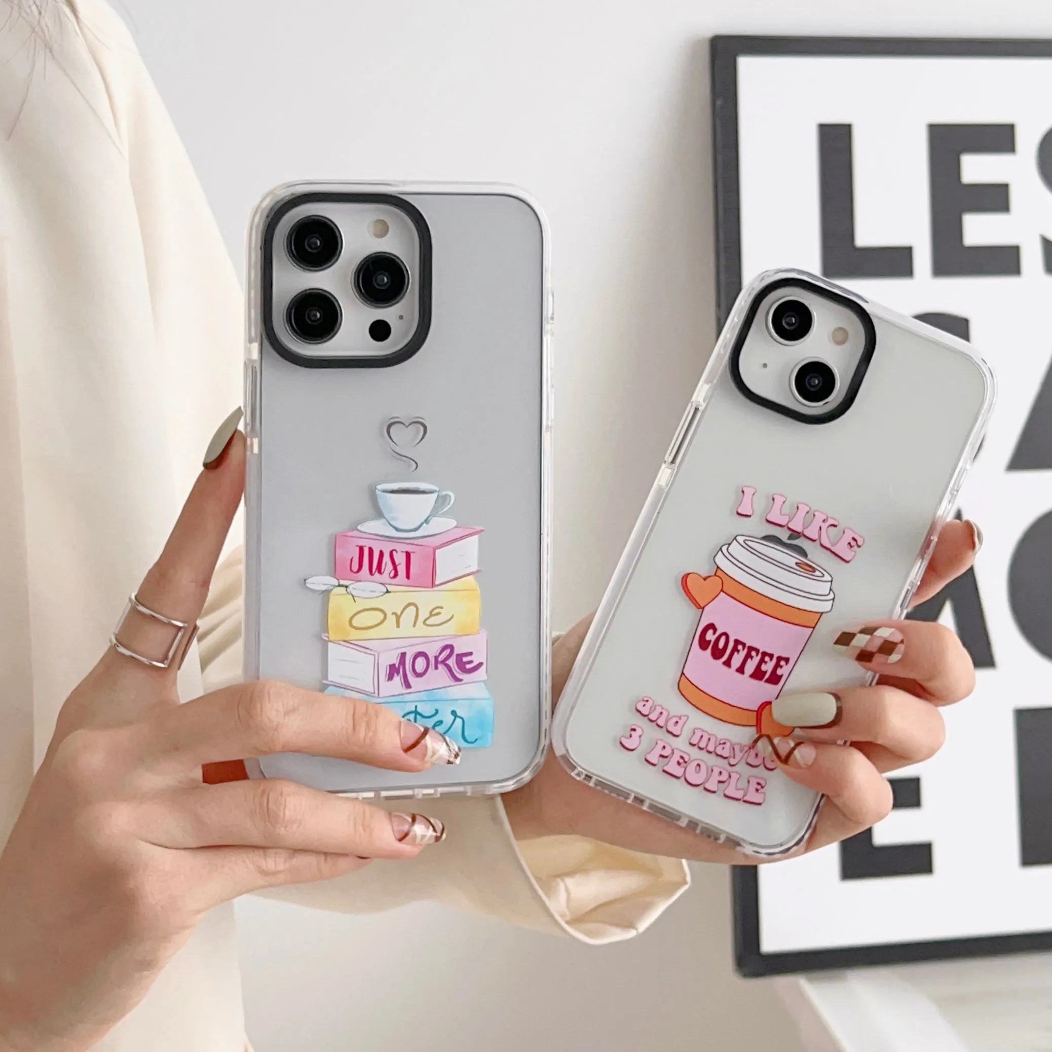 iPhone Impact Proof Silicon Case ( Coffee And Love )