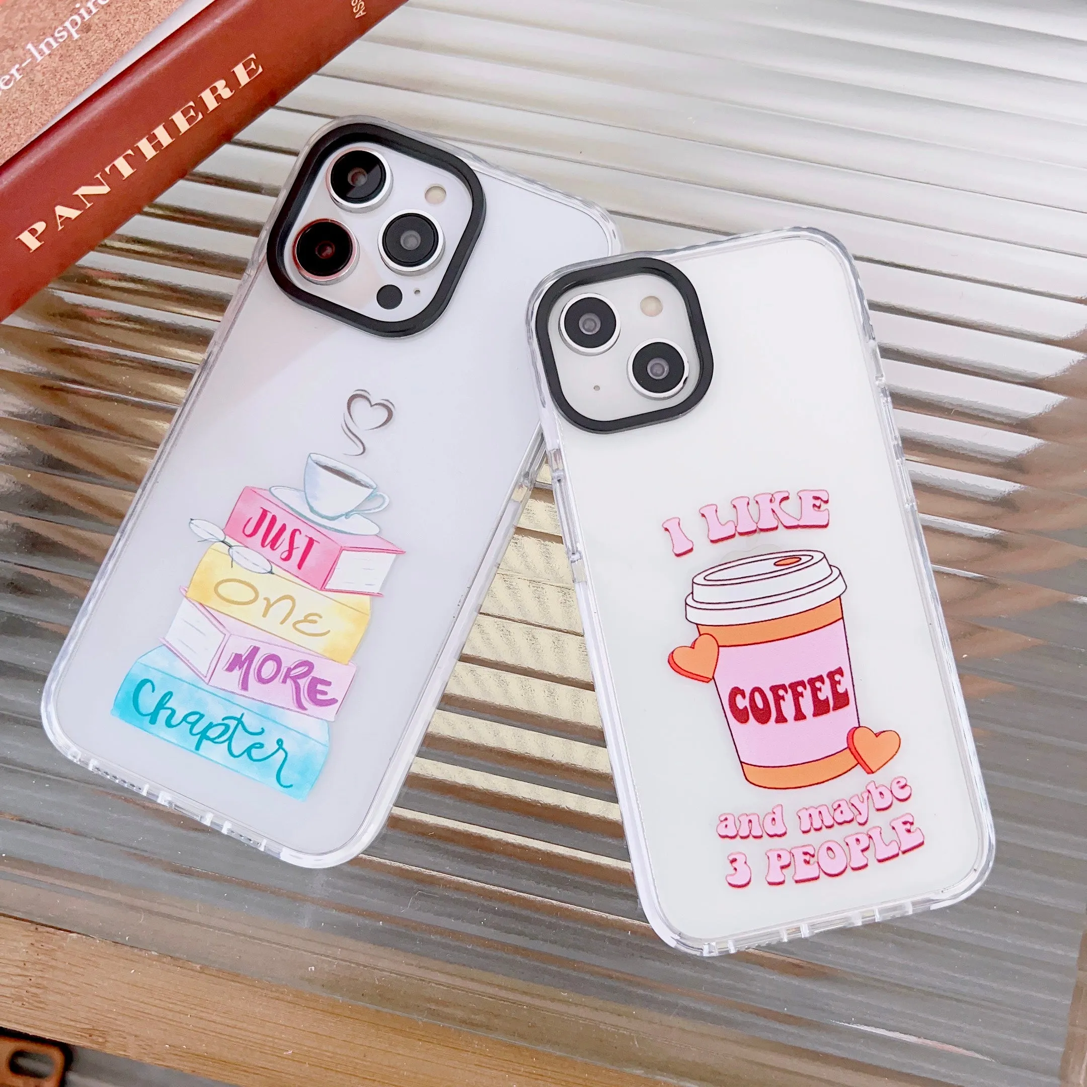 iPhone Impact Proof Silicon Case ( Coffee And Love )