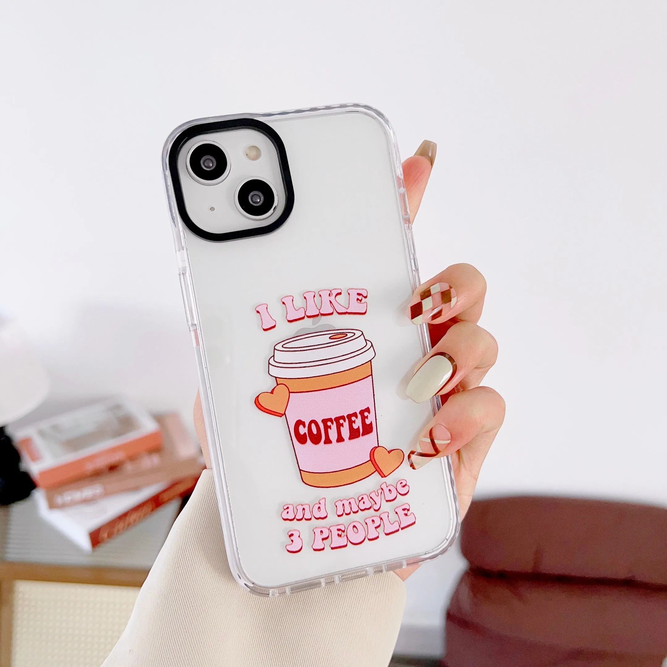 iPhone Impact Proof Silicon Case ( Coffee And Love )