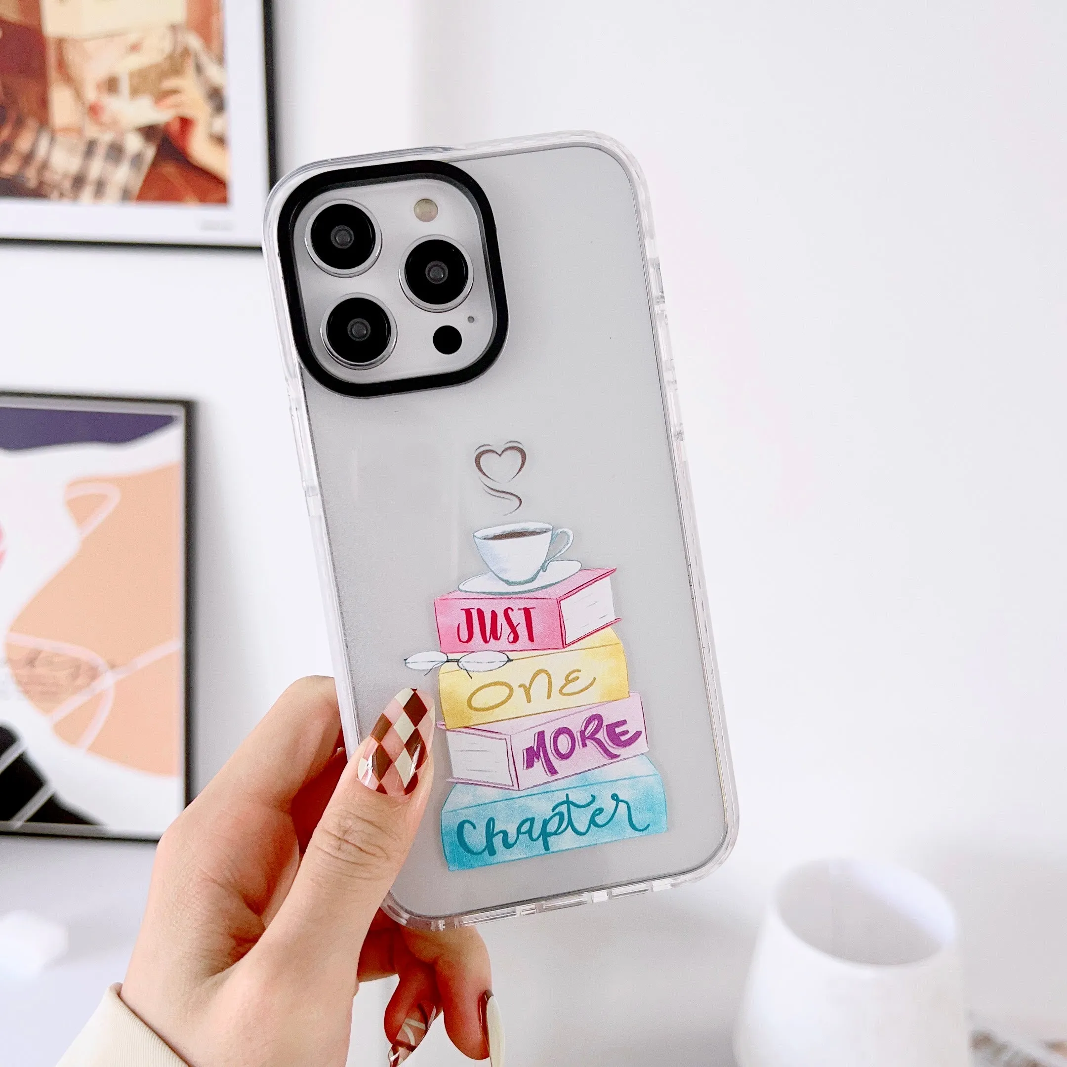 iPhone Impact Proof Silicon Case ( Coffee And Love )