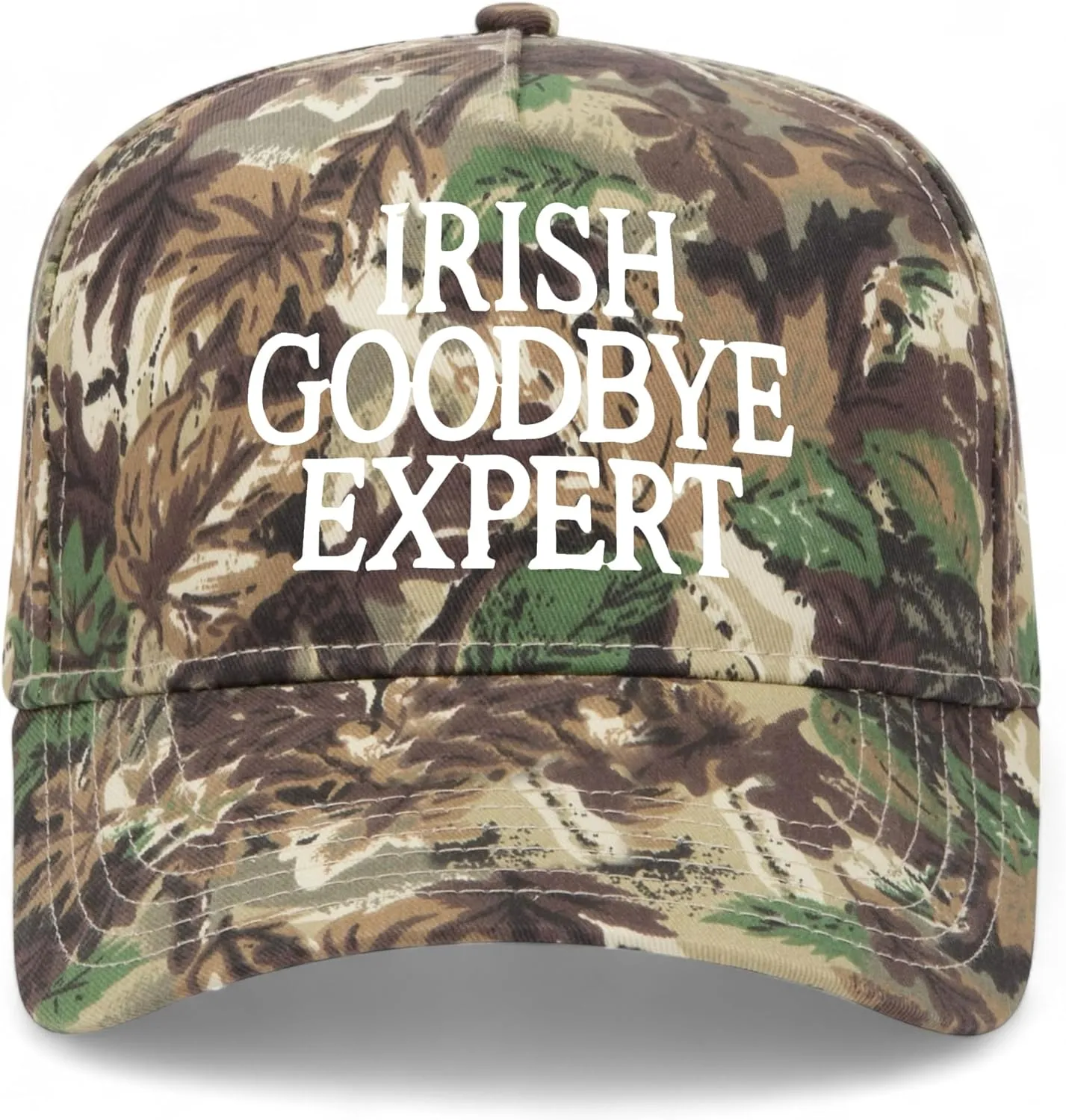 Irish Goodbye Expert Vintage Trucker Hat | Premium Snapback Hat for Men & Women