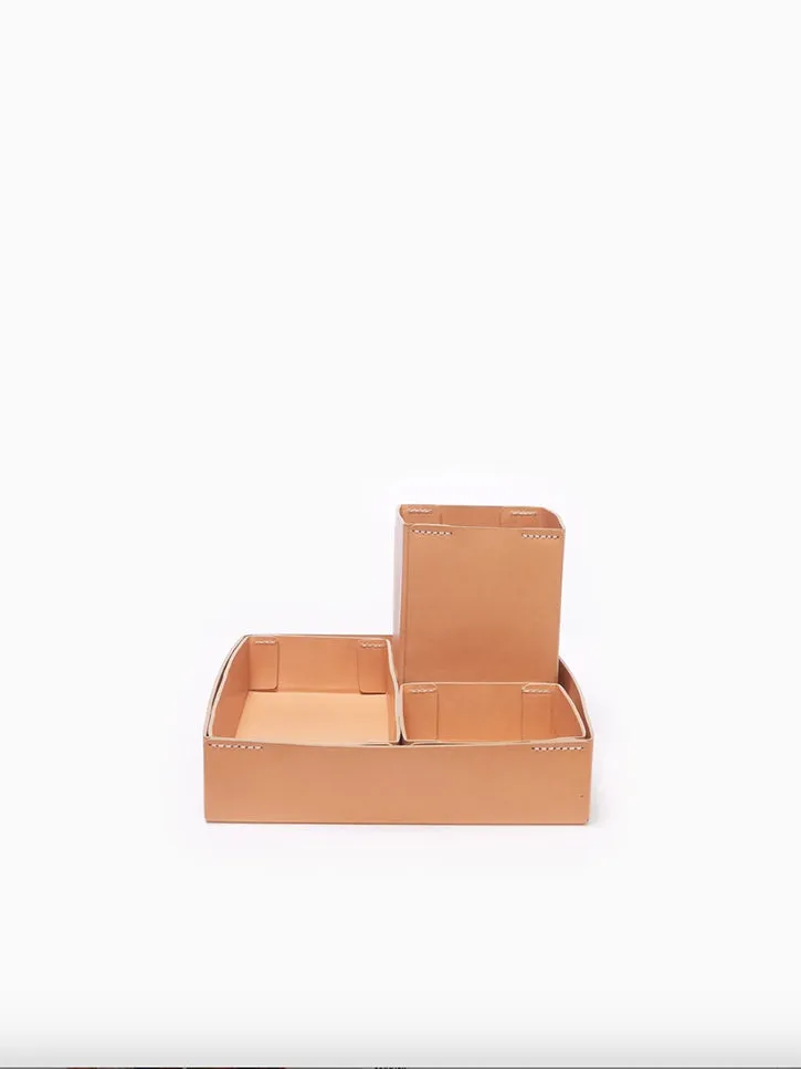 Isaac Reina Desk Set, Natural